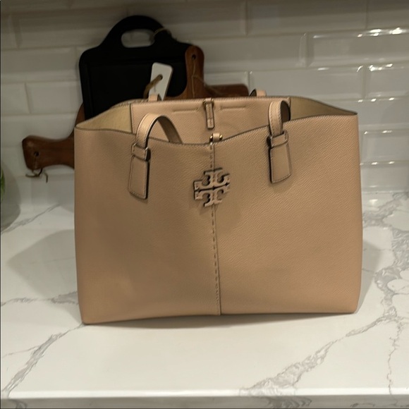 Tory Burch McGraw leather tote - Picture 6 of 10
